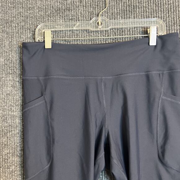 Old Navy Womens Power Soft Leggings Size XL Blue High Rise Go Dry Athleisure - Picture 2 of 11